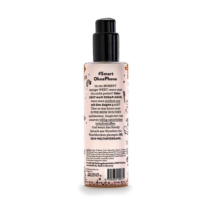 U are OK Shower Gel True Tangerine | mildes Duschgel
