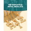 Letter Initial Necklace K Chain Gold Necklace Men Collares De