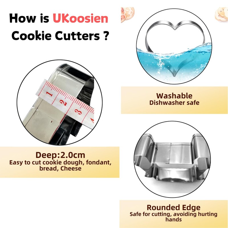 Autumn cookie cutter set (bow set)