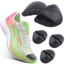Shoe Filler Insert, Black Shoe Inserts for Shoe Too Big Adjustable Toe Cushion Fillers Make Shoes Fit, Prevent Heel Sliping Shoe Inserts for Sneakers High Heels Flats Boots (Size:4 Pairs)