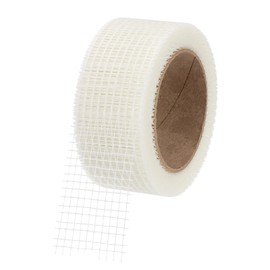 PATIKIL Drywall Repair Mesh Tape, 2 Inch x 82 ft Fiberglass Repair Patch Self-Adhesive Dry Wall Joint Tape 6 Mesh Wall Hole Crack and Seam Patch, White