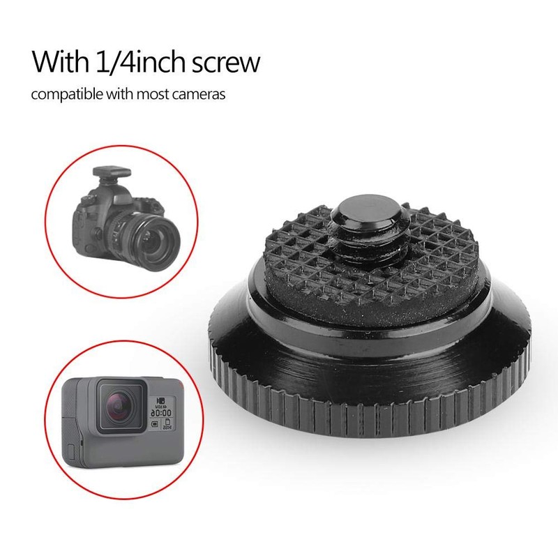 Topiky Quick Release Plate, Round Aluminium Alloy Quick Release Plate