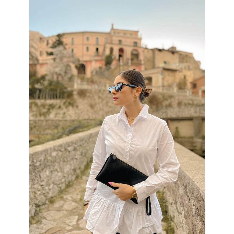 YALUXE Women's Genuine Leather Wristlet Clutch Crossbody Phone Bags Wallet