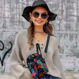 Yamegoun Dachshund Small Crossbody Bags for Women Waterproof Cell Phone Bag Wallet Purse with Card Slots Adjustable Strap