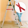 2Pcs Aluminum Alloy Step Ladder Hinge Replacement, red attic Ladder