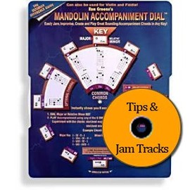 Mandollin Accompaniment Dial & CD - Chords for Playing Songs in Each Key