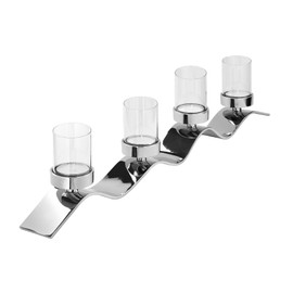 Fink EZ-WAVE/Teelichhalter,4-flam,vern./L.54 cm