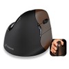 Evoluent Right Handed Small Wireless Vertical Mouse, brown, VMOUS4WRSHY