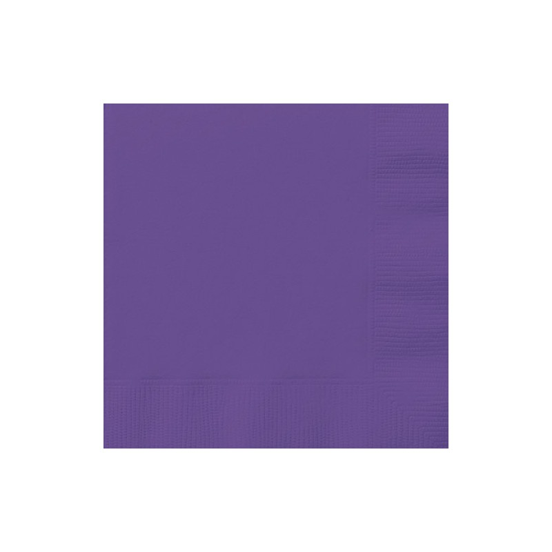 Neon Purple Bebidas servilletas, 20 ct