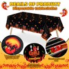 Oudain 3 Pcs Chili Cook Off Tablecloths 86" x 51"