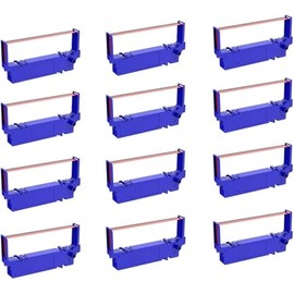 Bigger Compatible Ribbon Replacement for SP700 Printer Ribbon B/R Replacement for Star SP-700BR, RC-700BR, SP-712, SP-742 Ink Ribbon (Black and Red, 1