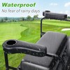 10L0L Golf Cart Rear Seat Kit Arm Rest Set with