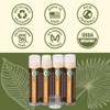 Bálsamo labial orgánico USDA de Earth's Daughter, paquete de 4