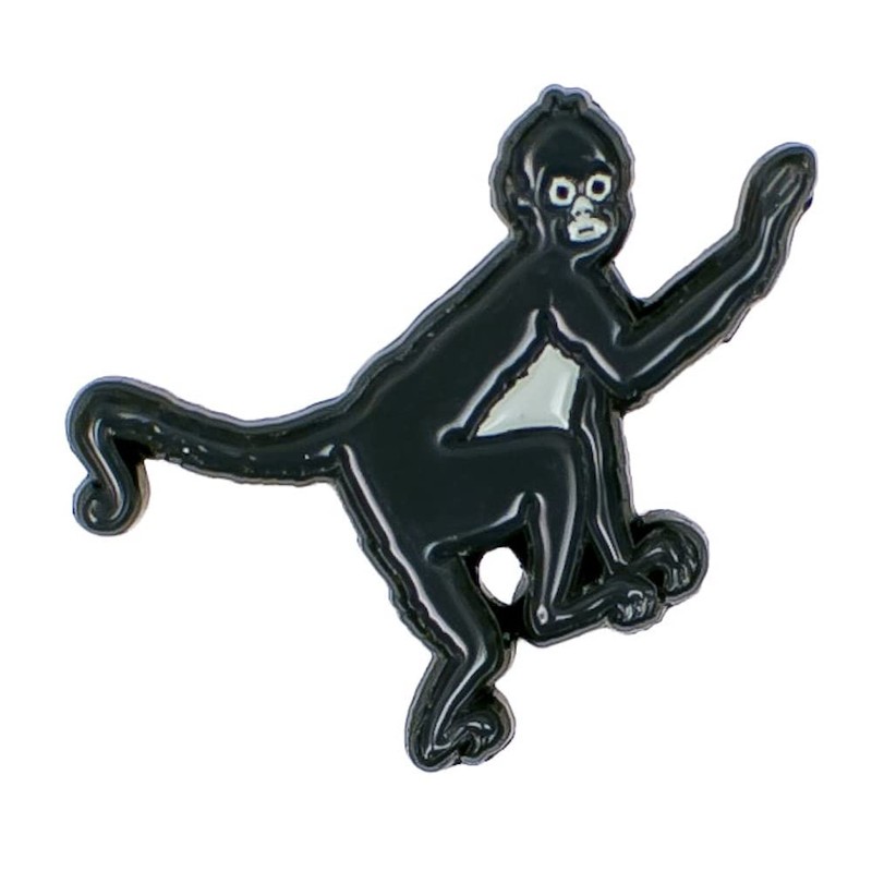 The Unemployed Philosophers Guild Frida and Monkey Enamel Pin Set