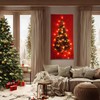 KuSONG Tapestry Christmas Tree, Xmas Tree Christmas Art Tapestries for