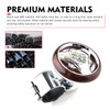 Opuweiy Steering Wheel Knob, Universal Power Ball Spinner Knob with
