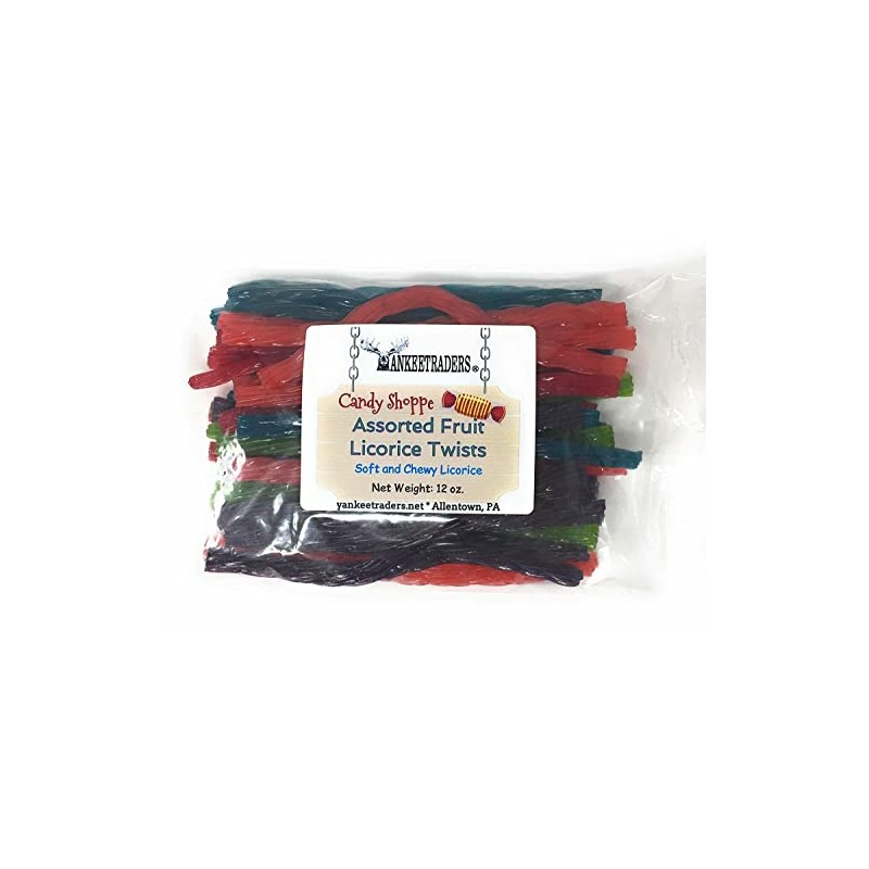 Assorted Fruit Licorice Twists 12 oz. Bag