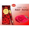 HEM(Hem)/Incense Stick/Red Rose/1 Case (Box of 20 x 6 Boxes)