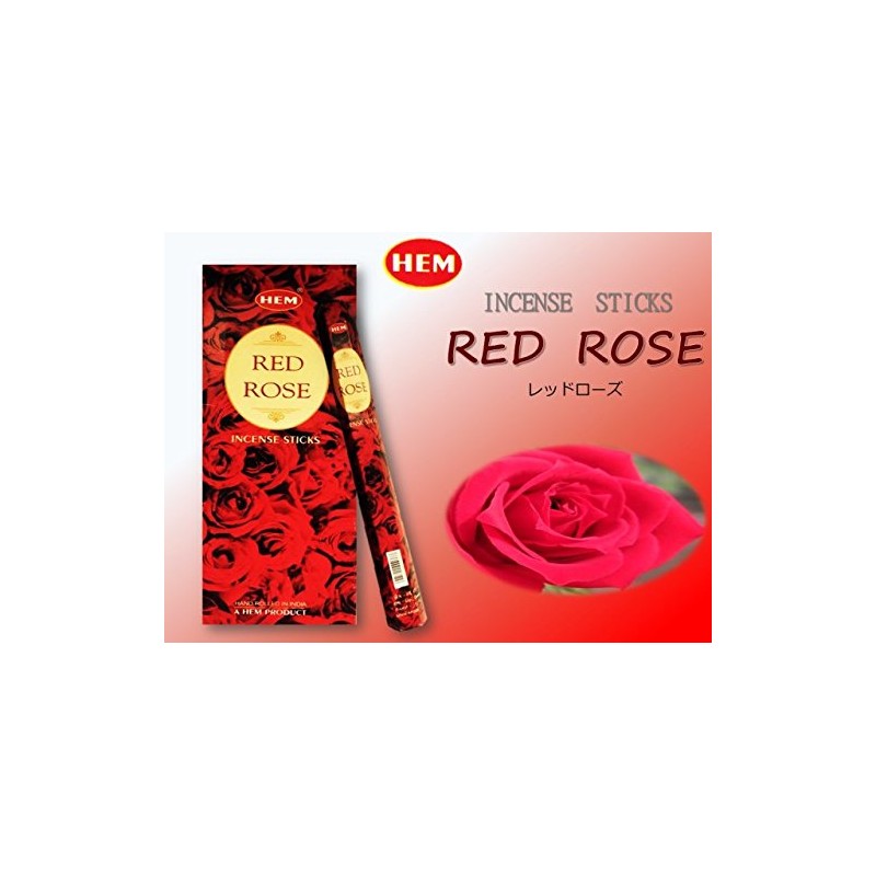 HEM(Hem)/Incense Stick/Red Rose/1 Case (Box of 20 x 6 Boxes)