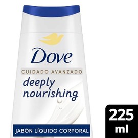 Dove Jabn Lquido Corporal Nutricin Profunda, para una piel con ms suavidad e hidratacin al instante 225 ml