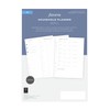 Filofax A5 Size Organizer Household Planner Refill, 8.27-inches Height, White,