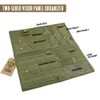 WYNEX Car Sun Visor Organizer with Double-Sided Folding MOLLE Panel,