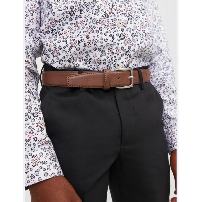 JACK & JONES Women's Jacanton Belt Jnr Noos Belt, Cognac,