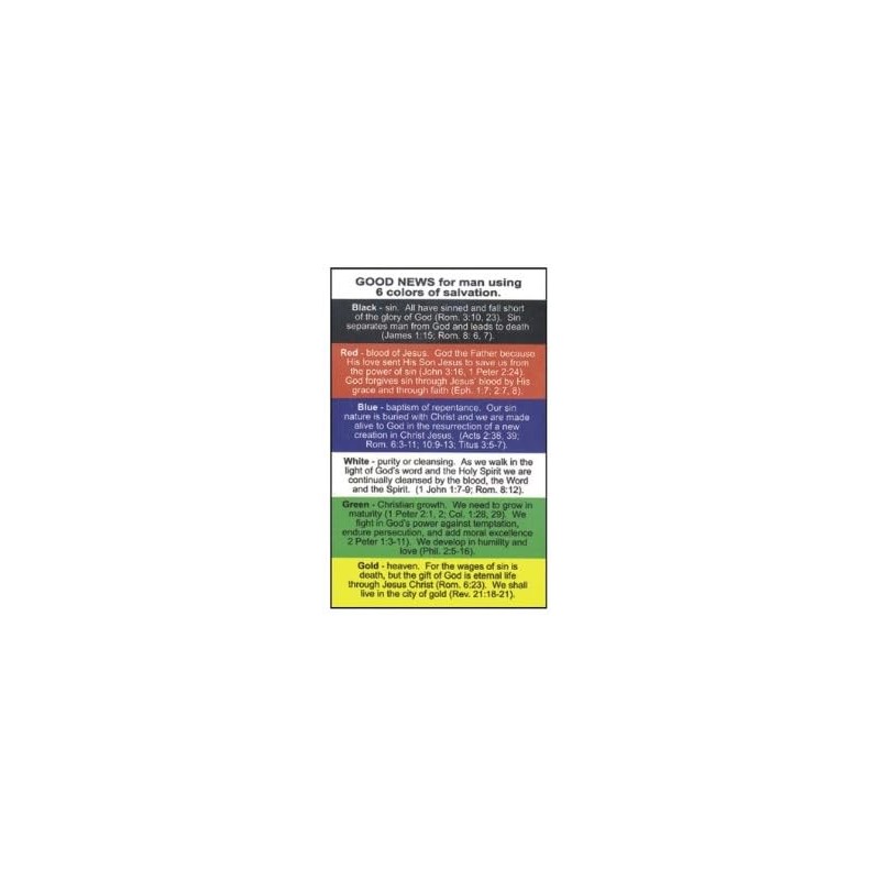 Westmon Works Plan of Salvation Holy Christian Prayer Cards Bulk