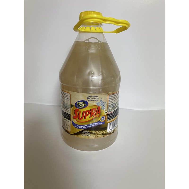 Jabon de Cuaba Liquid Laundry Detergent Soap, Supra 64 oz,