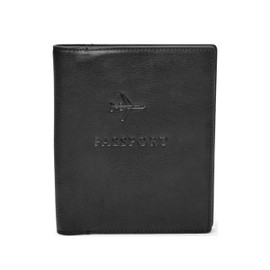 Fossil Passport, Men’s Wallet, Schwarz (Black), 1.3x14.1x11.4 cm (B x H T)