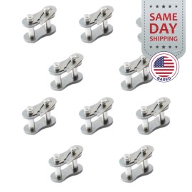 PGN #40 Stainless Steel Roller Chain Connecting Links (25 Pack)