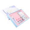 Notebook Set Checkered Girl's Heart Cute Thick Journal Gift Box