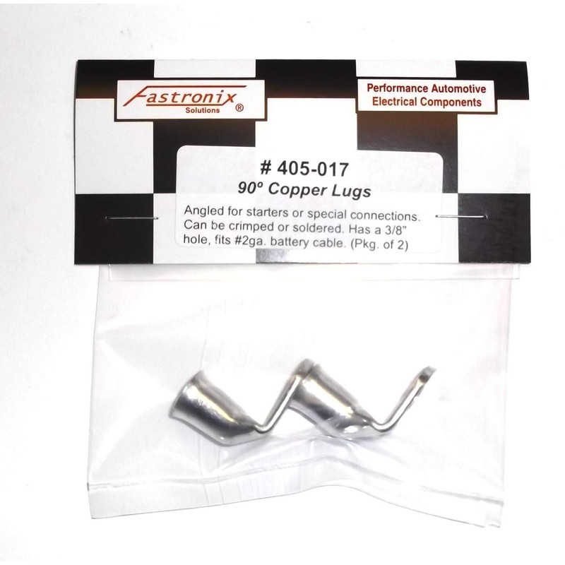 Tapones de cobre de 90 grados, Plateado, 3/8" 2 Gauge