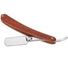 Manual Razor Professional Men Male Wooden Handle Folding Shaver Blade