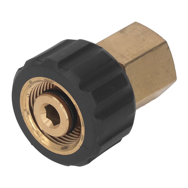 Pressure Washer Adapter Brass Rubber Anti Corrosion G1/4in to M22
