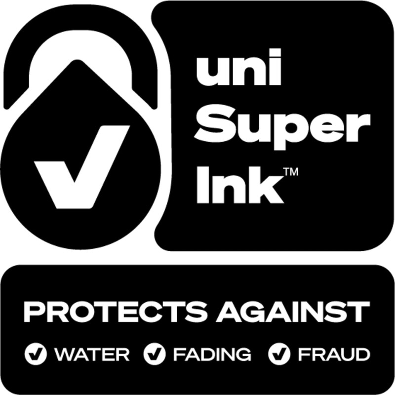 Uniball Signo 207 Gel Pen Refills, 0.5mm Micro Point, Black