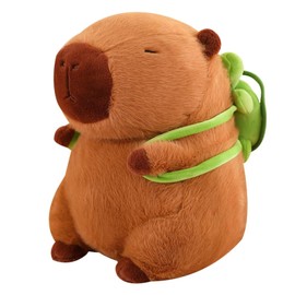 AQCQDQ Capybara Plush Toy, Cute Capybara Cuddly Toy, Capybara Plushie Dolls, Super Soft Water Pig Plushies, Stuffed Toy Plush for Home Decoration Children (23 cm, A)
