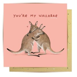 La La Land Greeting Card Wallabae