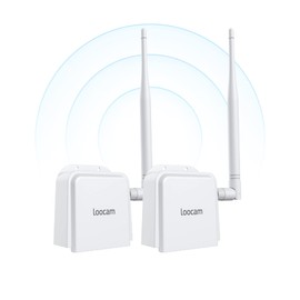Wireless Bridge Point to Point, 900MHz Outdoor WiFi Bridge with 2600 feet Long Range Transmission Distance