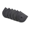 LC LICTOP 2 Inch Plastic L Corner Bracket, 6Pcs Black