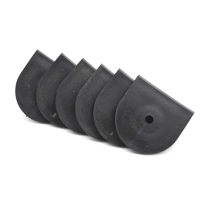 LC LICTOP 2 Inch Plastic L Corner Bracket, 6Pcs Black