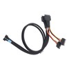 8i 74P to 2xSFF 8639 with 15P Powe Cable Professional