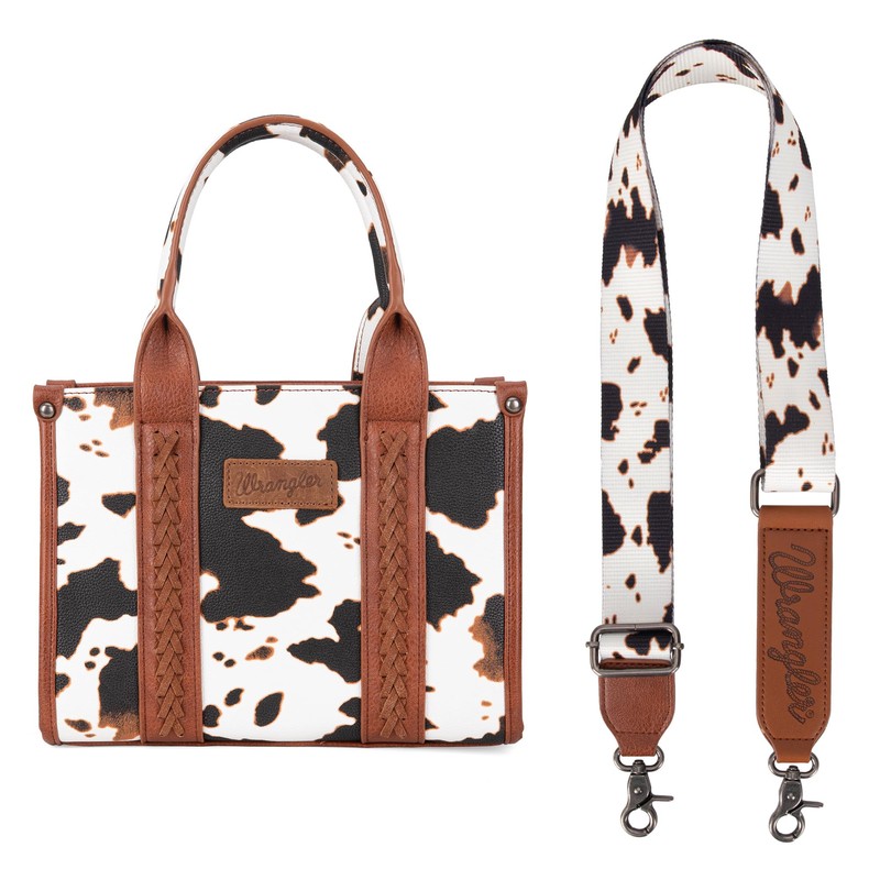 Wrangler Cow Print Tote Bag for Women Western Purse Boho