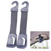 Hypersonic 2-Pack Car Backseat Organiser Hook Headrest Bag Hanger Vehicle