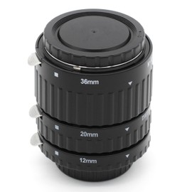 Sonilco Replacement Pro Auto Focus Macro Extension Tube Kit 12mm 20mm 36mm - Compatible with Nikon F-Mount Cameras AF Lens