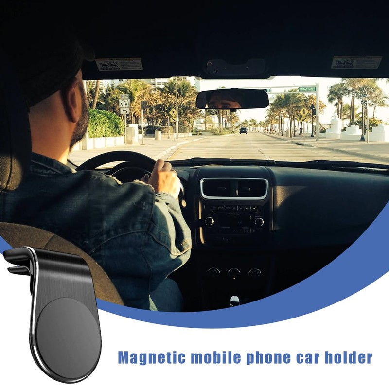NHPY Pack of 2 Magnetic Car Air Vent Mount Speedometer