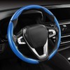 Carbon Fiber Steering Wheel Cover 3pcs Anti-Slip Car Steering Wheel