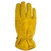 MDM Motorcycle Chopper Biker Leather Gloves (Yellow, L)