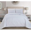 Fancy Collection Embossed Coverlet Bedspread Over Size Set Solid #