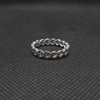 Sterling Silber Ring 4mm Breites Band Solide Echte Punzierte 925